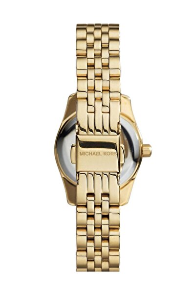 Michael Kors Michael Kors Petite Lexington Women's Orange Dial Stainless Steel Band Watch - MK3284