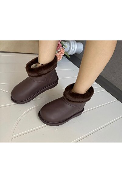 maxxi KAHVERENGİ SU GEÇİRMEZ HAFİF TAM KALIP İÇİ KÜRKLÜ BOT