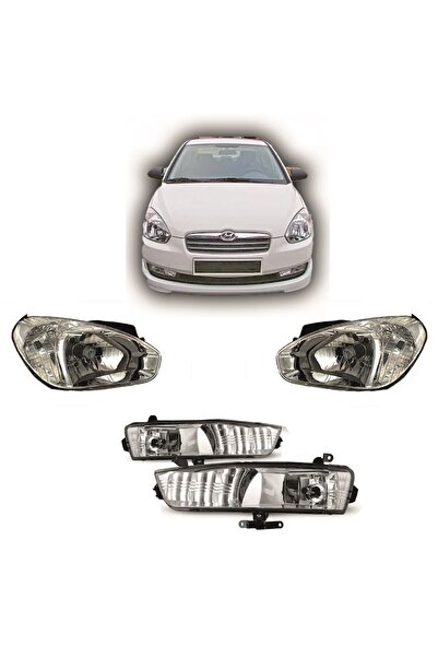 Das Hyundai Accent Era Beyaz Far+Sis Lambası 2006-2011
