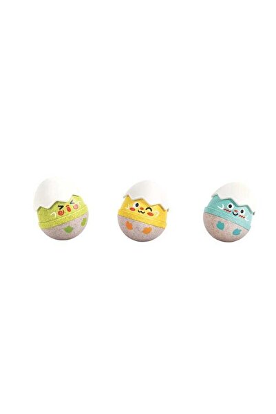 Generic Hape Happy Hatchlings Wobble Egg Musical Rattles - Set of 3 | Teether...
