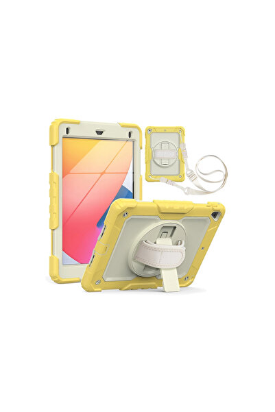 Twin Store iPad 5 Air 9.7 Case Strap New Tablet Cover - Yellow