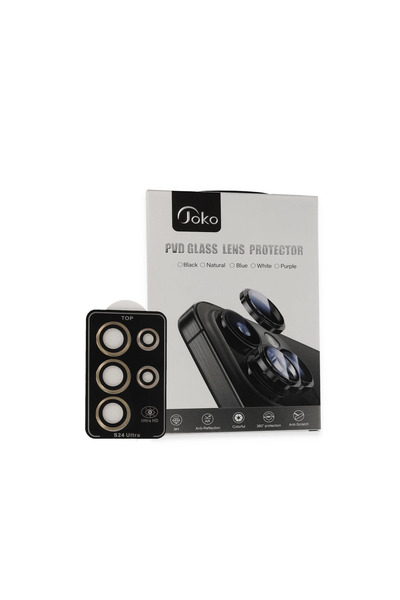 CT STONES Joko Galaxy S23 Ultra Pvd Metal Camera Lens - Gold