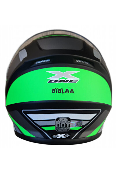 No branded Casca moto modulabila X-One Verde L