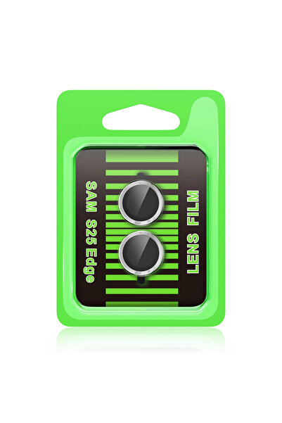 Twin Store عدسة كاميرا جالاكسي إس 25 إيدج رايز ميتال - فضي