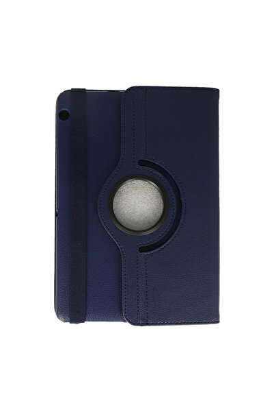 CT STONES حافظة هواوي ميدياباد T3 10 / 9.6 360 حافظة جلدية للتابلت - أزرق داكن