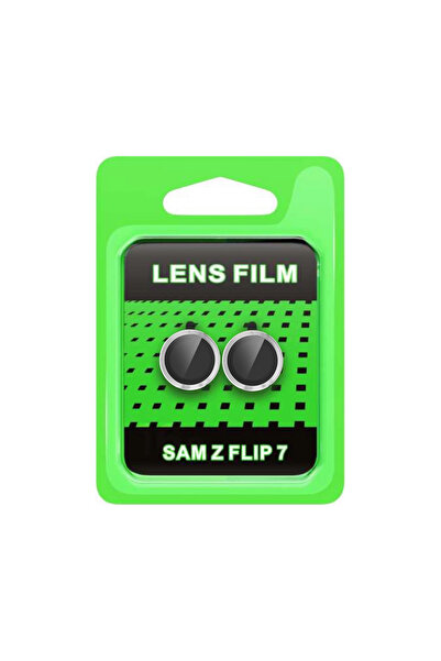 Twin Store عدسة كاميرا جالاكسي زد فليب 7 ريز ميتال - فضي