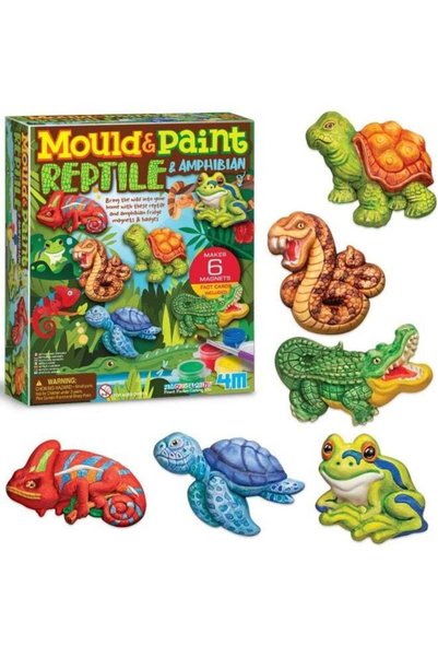 Generic 4M Mould & Paint Reptile & Amphibian Craft Kit