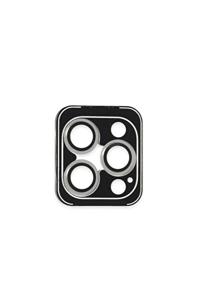 Twin Store عدسة كاميرا آيفون 16 معدنية مطلية بالفضة - فضي