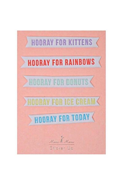 Generic Hooray Phrases Stickers