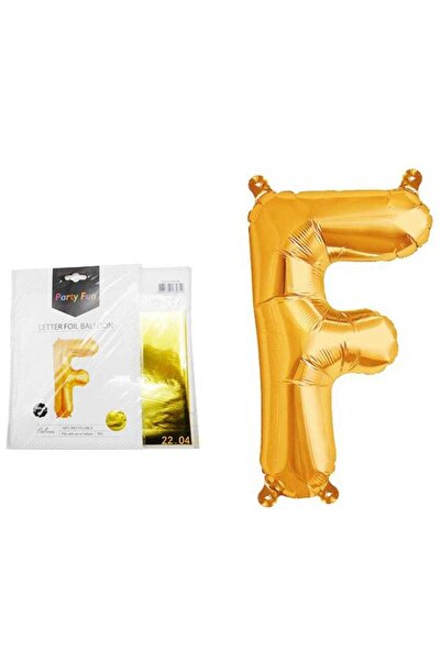 Generic Foil Letter Balloon 40" (F) Golden Color