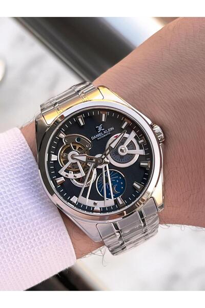 Daniel Klein Automatic Men's Wristwatch 30 Meters Water Resistant Steel Band + Bracelet Gift Vs.B