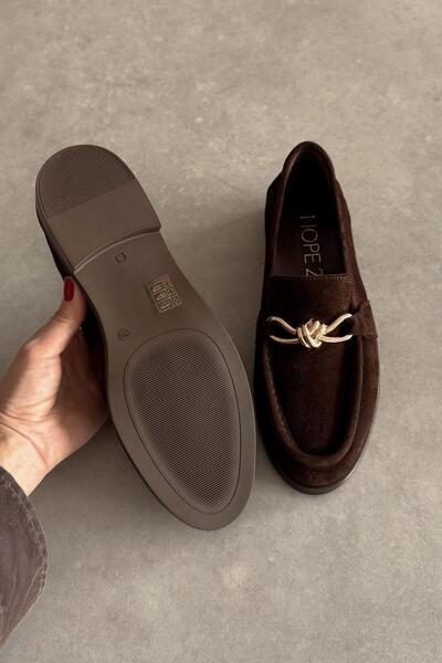 nope21shoess Loafer από γνήσιο δέρμα Tokyo Brown