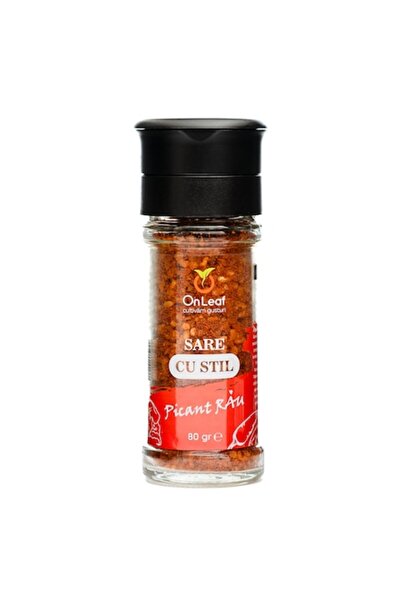 On Leaf OnLeaf Salt With Style 'Picant RAU' (Really Spicy) - Trinidad Scorpion, 80 g