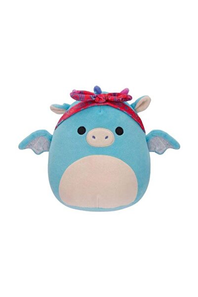 Generic 7.5 inch Little Plush Tatiana Dark Teal Dragon W/Bandana , Officially...
