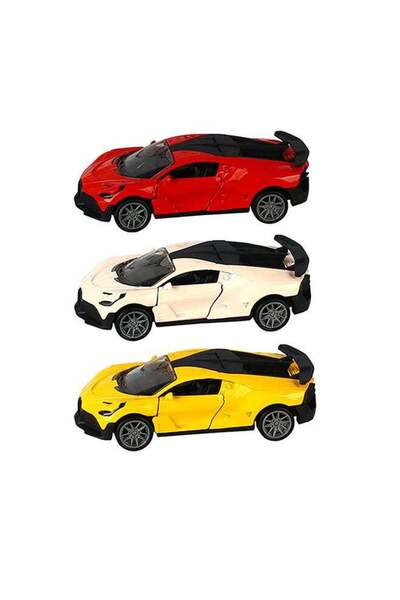 Generic Galaxy Toys Galaxy 1:36 CORVETTE Pull Back Die-Cast Car, Light and Sound, 2 Door Opening, Assorted