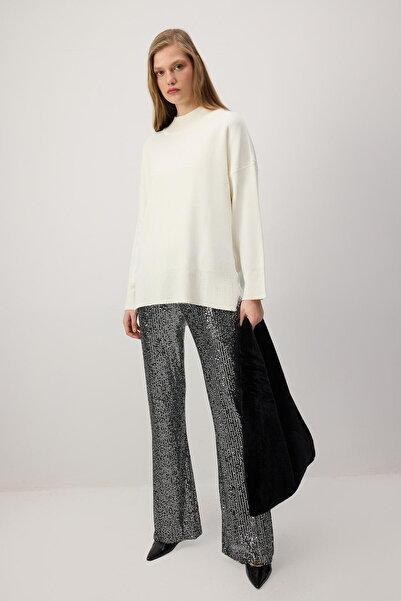 Touché Privé Sequined Wide-Leg Pants