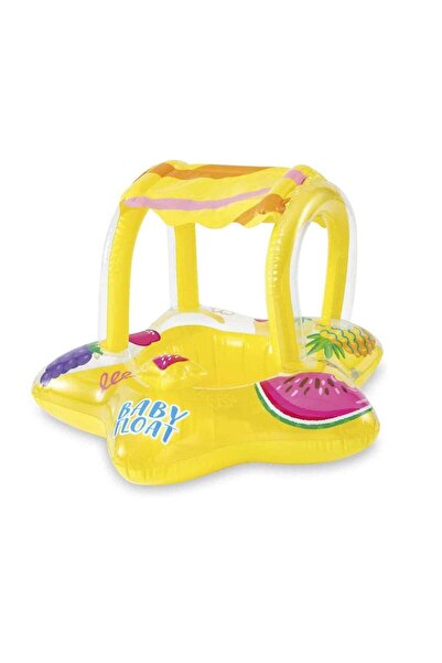 Generic INTEX Yellow Water Walker for Babies with Canopy or Umbrella to Prote...