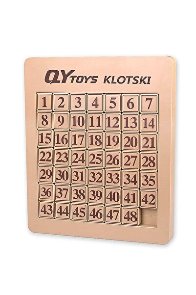 QY TOYS Cub tip Rubik 48 Klotski Puzzle Lite, Jucarie Educativa