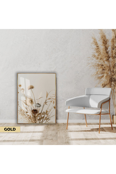 Harikabirev Hari̇kabi̇rev | Soft |   Minimal Dry Flower Model | Framed Glass ...