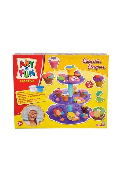 Generic 15-Piece Art And Fun Cupcake Etagere Craft Kit