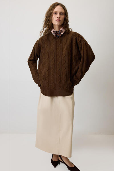 Touché Privé CREW NECK KNIT SWEATER