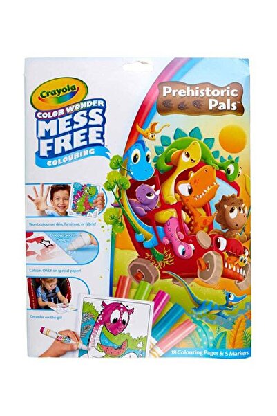 Generic Color Wonder Mess Free Prehistoric Pals Dinosaur Coloring Pages And M...