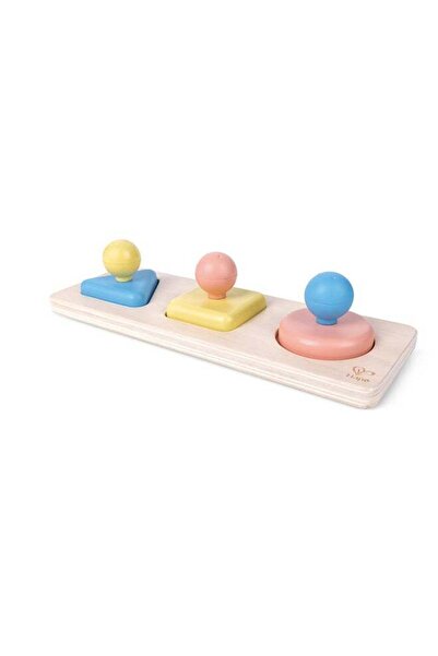 Generic Hape Wooden Montessori Mirror Shape Puzzle - 3pcs | Eco-Friendly Sens...