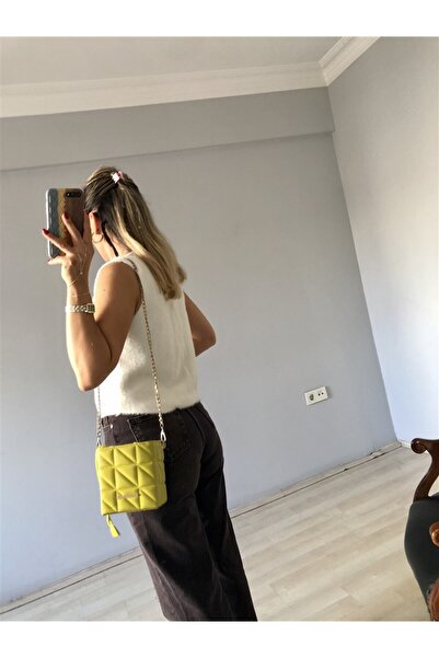 Gözde Tasarım Butik Women's V-Neck Buttoned White Color Soft Knitted Tricot Vest