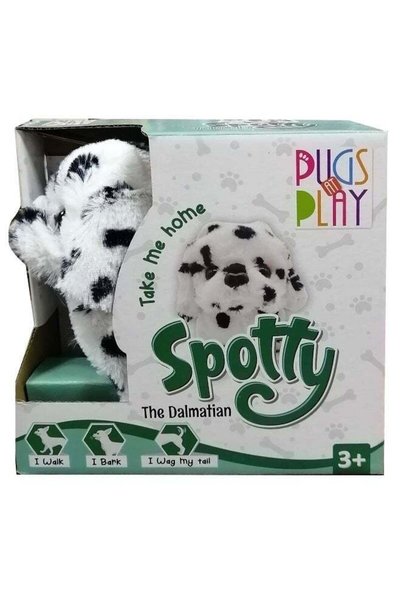 Generic Pugs at Play Spotty the Dalmatian Toy Dog