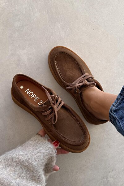 nope21shoess Παπούτσια από γνήσιο δέρμα Rush Camel