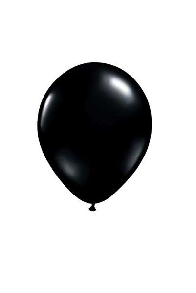 Generic Metallic Balloon 12 Inch Black Color 40 Pcs