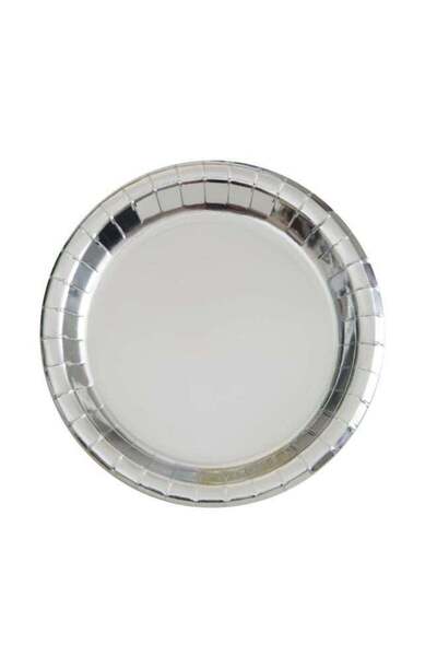 Generic Silver Foil Plates 9" - Pack Of 8