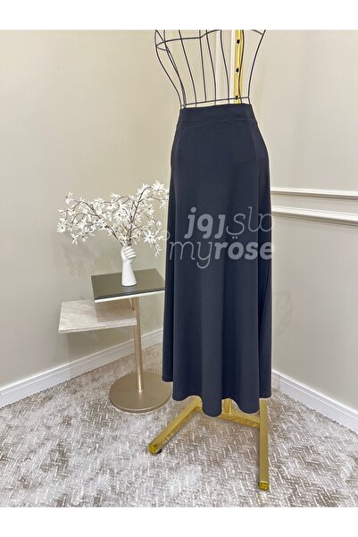 MYROSE SA plain black skirt