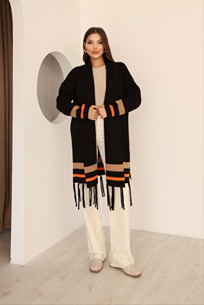 SUXİRCNHTMTS Afife Women's Oversized Knitwear Cardigan – Soft Texture