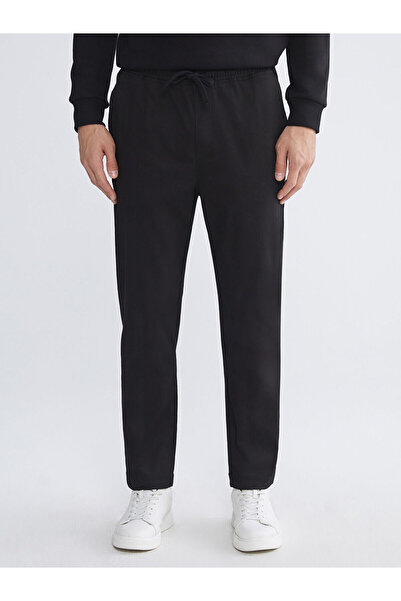 LC Waikiki Men's Black Standard Fit Trousers