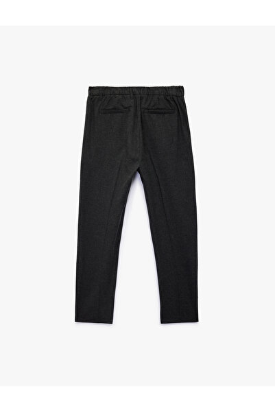 Koton Viscose Blended Pocketed Slim Fit Fabric Trousers