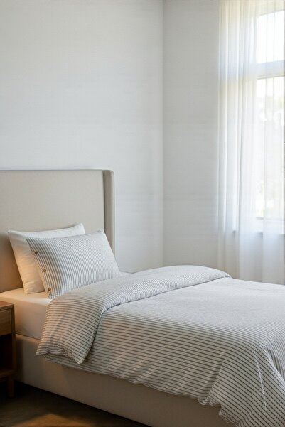 Cottonest طقم غطاء لحاف فردي مع غطاء وسادة بأزرار