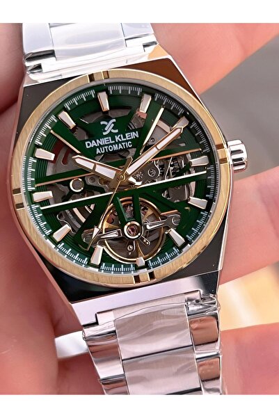 Daniel Klein Automatic Men's Wristwatch 30 Meters Water Resistant Steel Band + Bracelet Gift Vs.B