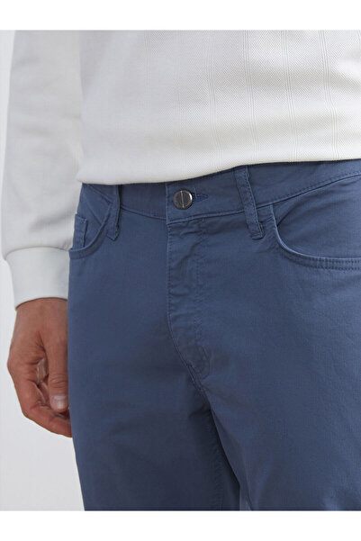 LC Waikiki Blue Standard Fit Gabardine Men's Chino Pants