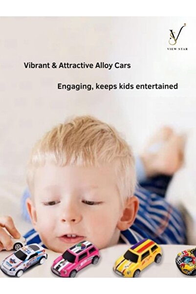 View star Viewstar Pack of 35 Pull Back Metal Toy Cars - Mini Sports Cars for Kids - Sports Pull Back Cars