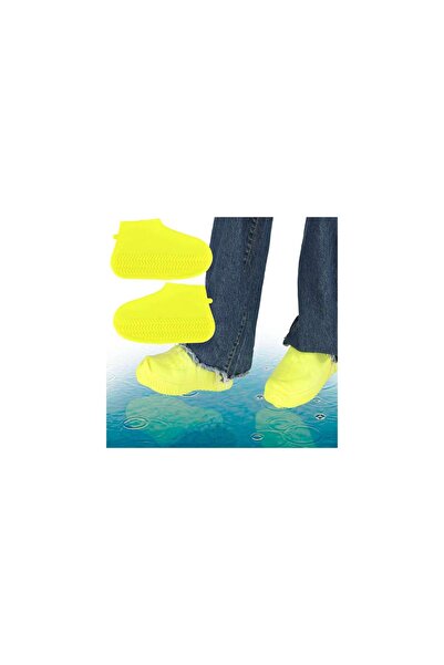 Three top online Waterproof boot protectors wellingtons S yellow size 26-34