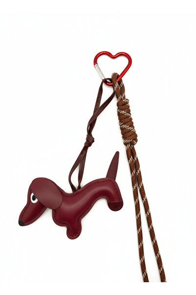 Mooniva Dachshund bag charm – Sausage Dog, eco-leather bag accessory