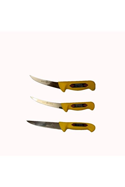 Eikaso Solingen 3-Piece Professional Knife Set (Yellow)