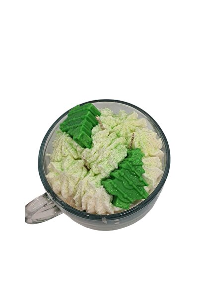OEM Lumânare parfumată din ceară de soia, lucrată manual, pentru Crăciun, 450g