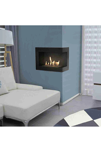 KRATKİ DELTA colț dreapta negru - 60 x 48 x 28 cm