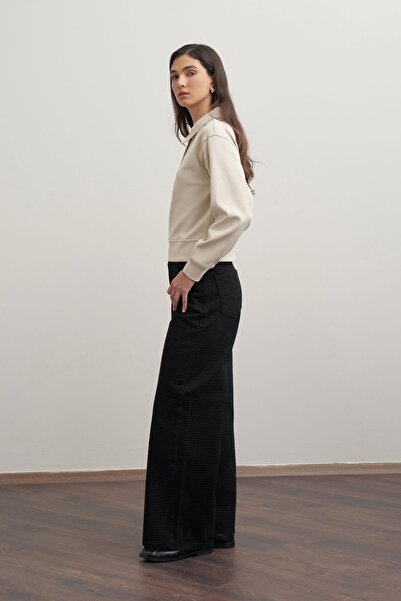 ALLDAY Stone-Collar Interlock Sweatshirt