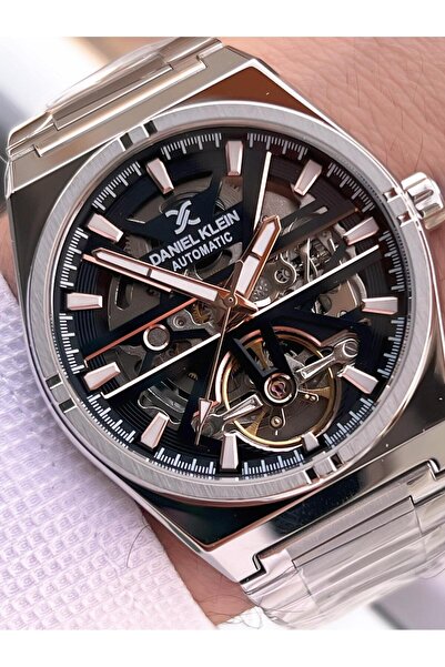 Daniel Klein Automatic Men's Wristwatch 30 Meters Water Resistant Steel Band + Bracelet Gift Vs.B