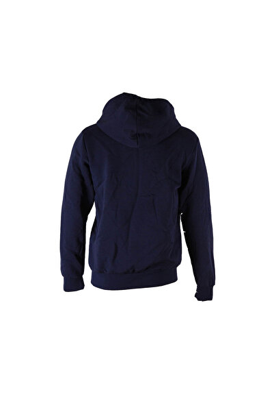 trender Hooded Full Zip 3 Thread Indigo Men's Sweatshirt 5466-1