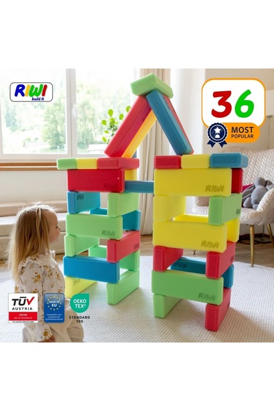RIWI Buildit RIWI® mini foam building blocks - 36