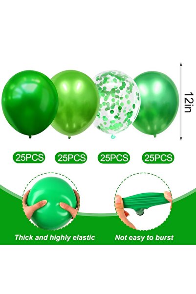 OEM Set of 100 Multicolor Latex Balloons, 12 inch